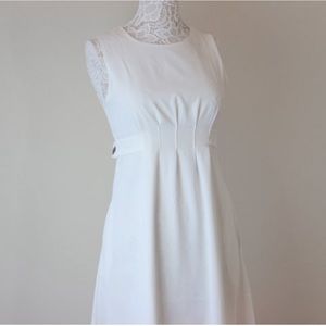 White luckily dress women midi